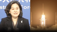 【视频】华春莹微笑感谢世界各国祝贺嫦五奔月