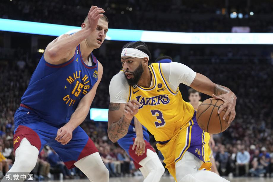 [圖]NBA-約基奇34+21+14濃眉40+10 掘金險(xiǎn)勝湖人1-0