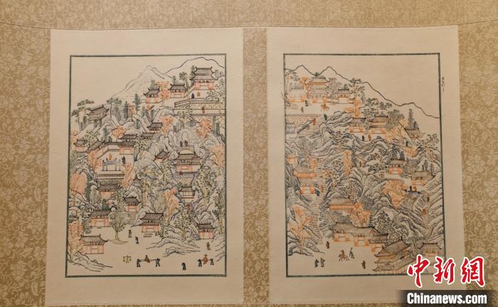 明代傳世孤本《湖山勝概》復(fù)刻印版亮相浙江杭州