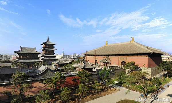 僅存的三大遼代寺院，其中一座代表了十一世紀(jì)中國(guó)建筑的最高水平
